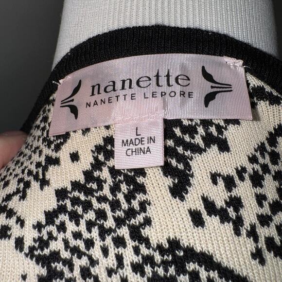 Nanette Lepore Stretch Knit Snake Print Dress Sz Large NWT!! - Picture 8 of 8